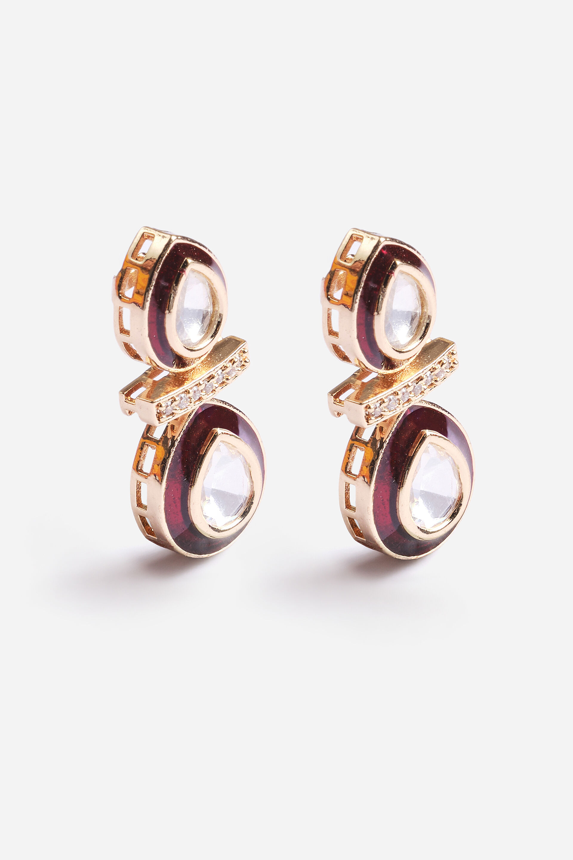 Lavanya Crystal Studs, , image 5